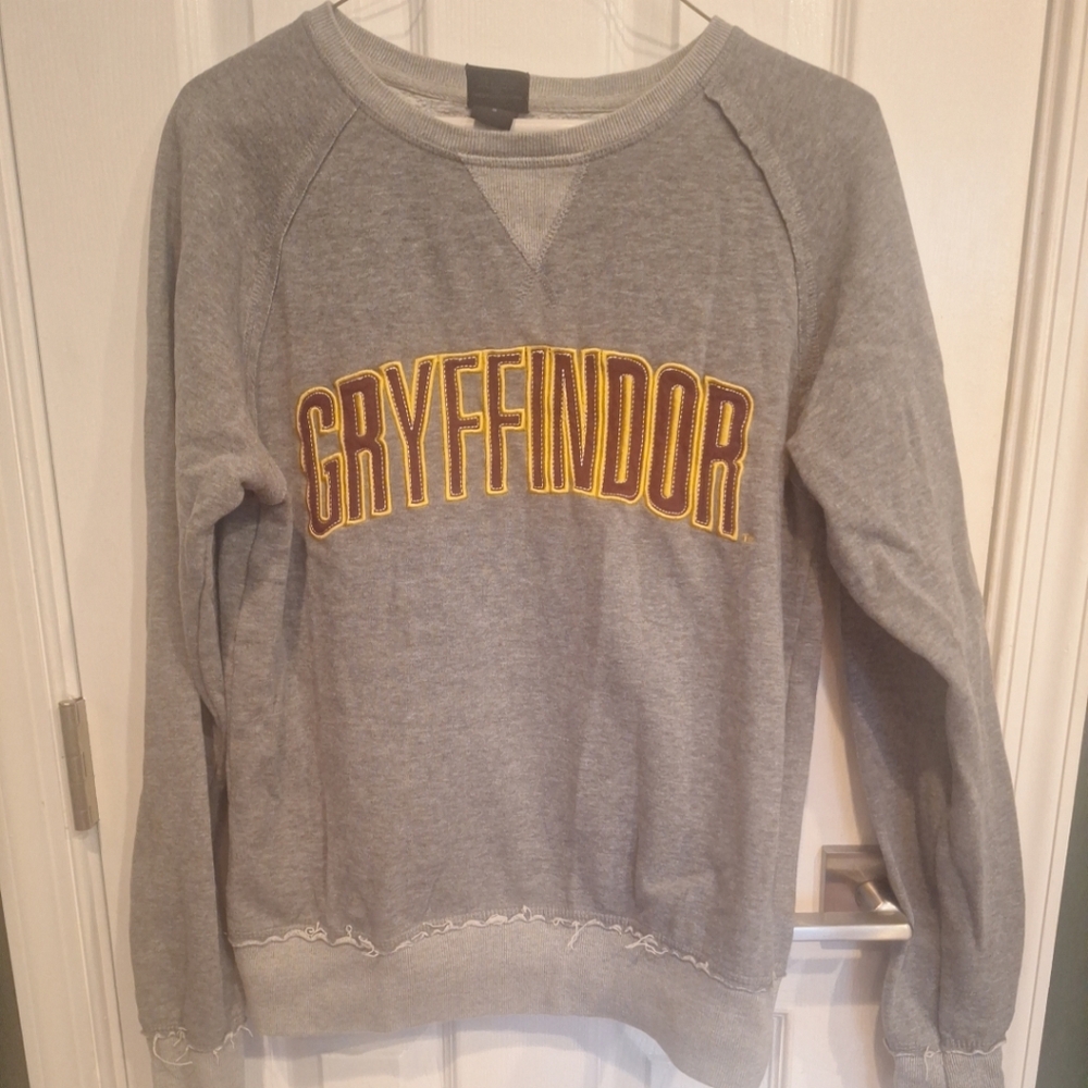 Harry Potter Gray Gryffindor Sweatshirt Adult Small